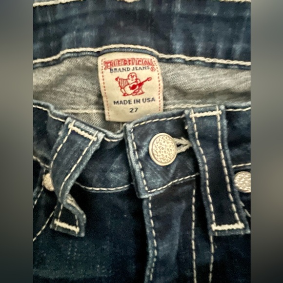 True Religion Jeans - Women’s Blue Denim, Straight Leg Jeans. Size 27. - Picture 4 of 12
